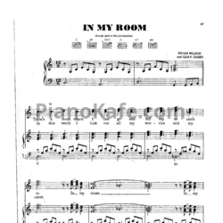 Ноты The Beach Boys - In my room - предпросмотр