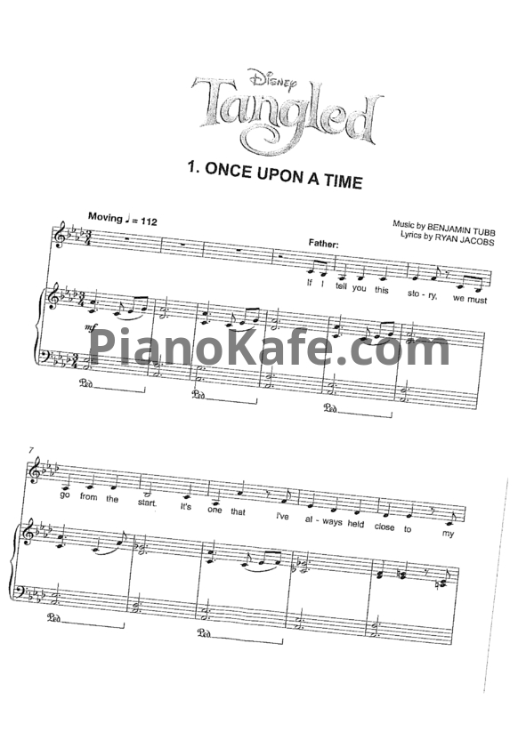 Ноты Alan Menken, Benjamin Tubb - Tangled (Книга) - PianoKafe.com