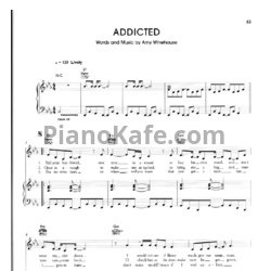 Ноты Amy Winehouse - Addicted - предпросмотр
