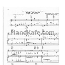 Ноты Christina Aguilera - Reflection - предпросмотр