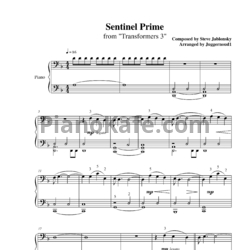 Ноты Steve Jablonsky - Sentinel prime - предпросмотр