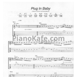 Ноты Muse - Plug in baby - предпросмотр