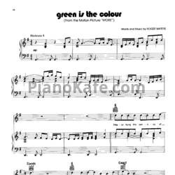 Ноты Pink Floyd - Green is the colour - предпросмотр