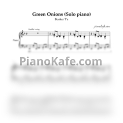 Ноты Booker T. & the M.G.'s - Green onions (Solo piano) - предпросмотр