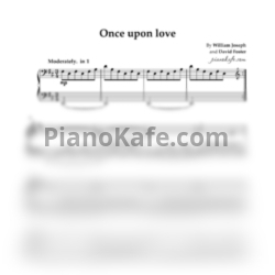 Ноты David Foster, William Joseph - Once upon love - предпросмотр