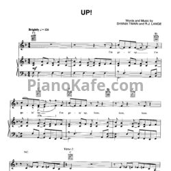 Ноты Shania Twain -  Up! (Книга нот) - предпросмотр