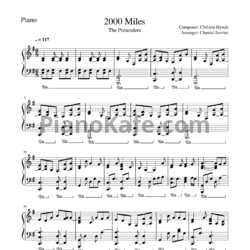 Ноты The pretenders - 2000 Miles