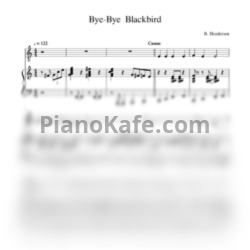 Ноты Ray Henderson - Bye bye, Blackbird - предпросмотр