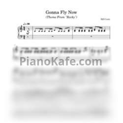 Ноты Bill Conti - Gonna fly now - предпросмотр