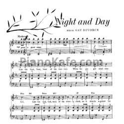 Ноты Cole Porter - Night and day - предпросмотр