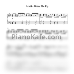 Ноты Avicii - Wake me up (Piano cover) - предпросмотр