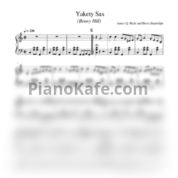 Ноты Boots Randolph and James Q. Rich - Yakety sax (Тема Бенни Хилла) - предпросмотр