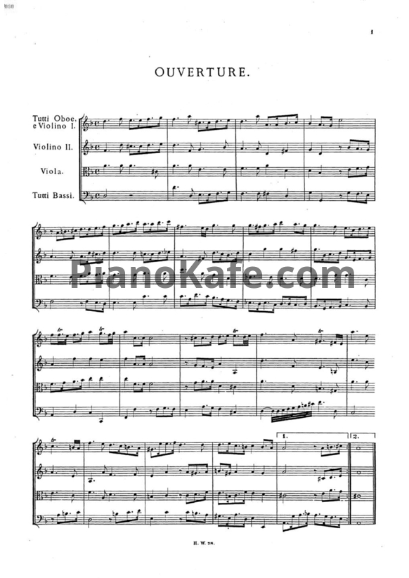 Ноты Георг Гендель - Опера "Партенопа" (HWV 27) - PianoKafe.com