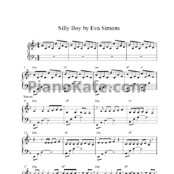 Ноты Eva Simons - Silly boy