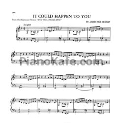 Ноты James Van Heusen - It could happen to you