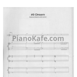 Ноты John Lennon - #9 dream (Партитура) - предпросмотр