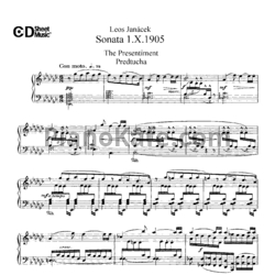Ноты Леош Яначек - Соната 1.X.1905
