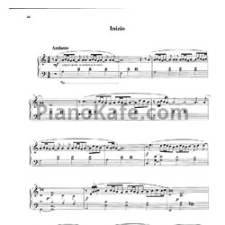 Ноты Ludovico Einaudi - Inizio - предпросмотр