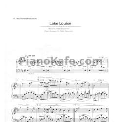 Ноты Yuhki Kuramoto - Lake Louise - предпросмотр
