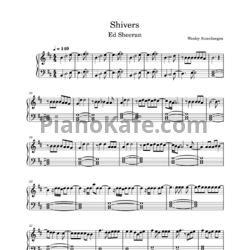 Ноты Ed Sheeran - Shivers - предпросмотр