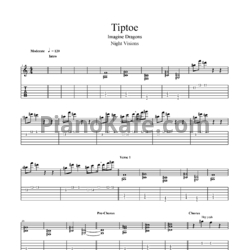 Ноты Imagine Dragon - Tiptoe