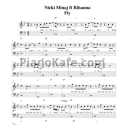 Ноты Rihanna feat. Nicki Minaj - Fly - предпросмотр