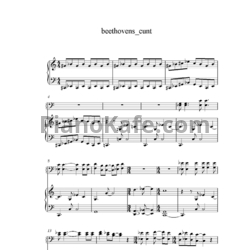 Ноты Serj Tankian - Beethoven's cunt - предпросмотр