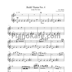 Ноты Jerry Martin - Bernadette egger (Build theme No. 4) - предпросмотр