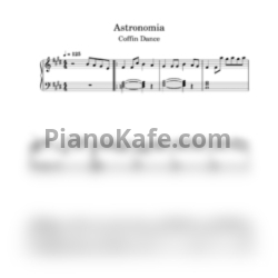 Ноты Tony Igy - Astronomia (Легкое переложение) - предпросмотр