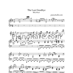 Ноты Billy Boyd - The last goodbye