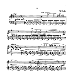 Ноты Сергей Рахманинов - Этюд-картина C-dur (Op. 33 №2) - предпросмотр