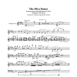 Ноты Eric Serra - The diva dance - предпросмотр