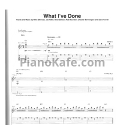 Ноты Linkin Park - What I’ve done - предпросмотр