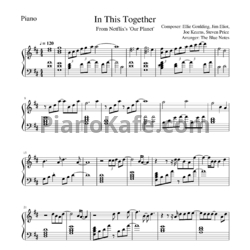 Ноты Ellie Goulding & Steven Price - In this together - предпросмотр