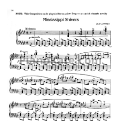 Ноты Zez Confrey - Mississippi shivers - предпросмотр