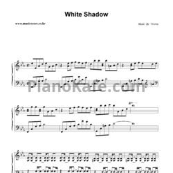 Ноты Yiruma - White shadow - предпросмотр