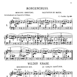 Ноты Корнелиус Гурлитт - Этюды (Op. 130) - предпросмотр