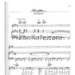 Ноты Michael Jackson - Thriller - предпросмотр