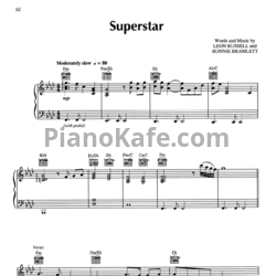 Ноты The Carpenters - Superstar - предпросмотр