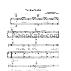 Ноты Adele - Turning tables - предпросмотр