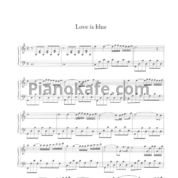 Ноты Ho Lee - Love is blue