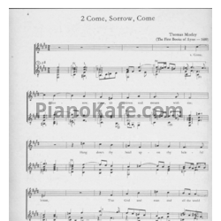 Ноты Т. Морли - With my love - предпросмотр