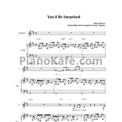 Ноты Idina Menzel - You'd be surprised - предпросмотр