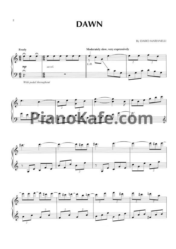 Ноты Dario Marianelli - Down - PianoKafe.com