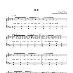 Ноты Kiiara - Gold