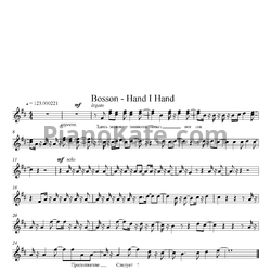 Ноты Bosson - Hand I Hand