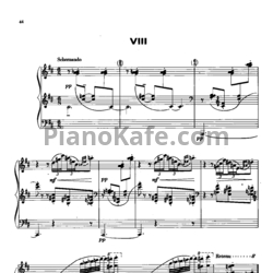 Ноты Claude Debussy - Ундина - предпросмотр