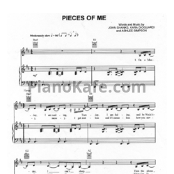 Ноты Ashlee Simpson - Pieces Of Me - предпросмотр