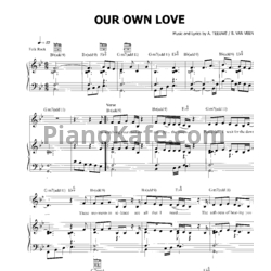 Ноты Anouk - Our own love - предпросмотр