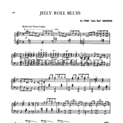 Ноты Ferd "Jelly Roll" Morton - Jelly Roll blues - предпросмотр